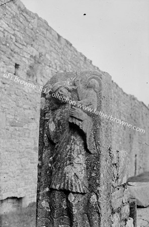 JERPOINT CARVINGS ST CHRISTOPHER IN CLOISTER